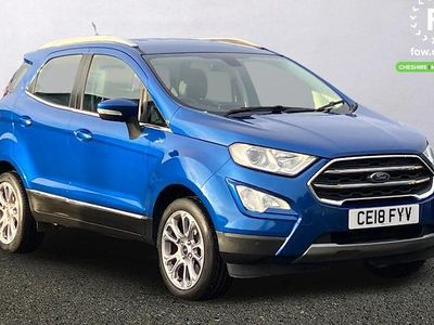 Used Ford Ecosport Titanium 125 HP (91 kW) 2018 Blue SUV