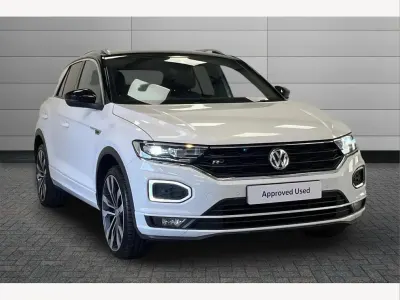 Used VW T-Roc R-line 150 HP (110 kW) 2019 Pure white SUV
