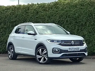 Used VW T-Cross R-line 110 HP (80 kW) 2023 White SUV