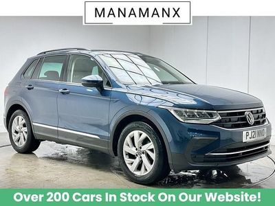 Nightshade blue Used 2021 VW Tiguan Life SUV | £17,990 (Good price)