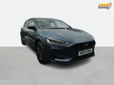 Begagnad Ford Focus ST-Line 155 HK (114 kW) 2023 Blå Halvkombi