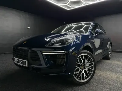 Used Porsche Macan Turbo 440 HP (323 kW) 2020 Blue SUV