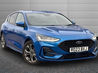 Used Ford Focus ST-Line 125 HP (91 kW) 2023 Blue Hatchback
