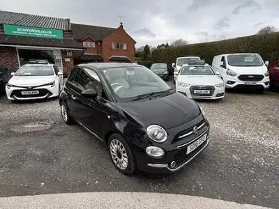 Used Fiat 500 Lounge 69 HP (50 kW) 2016 Black Hatchback
