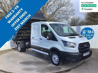 Used Ford Transit 130 HP (95 kW) 2020 White Cabriolet