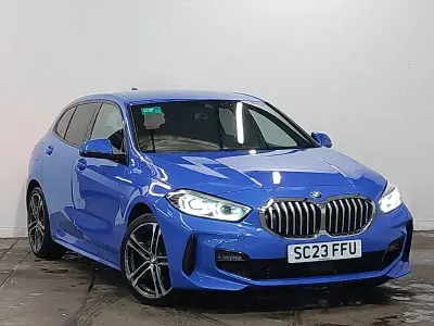 Used BMW 118 M Sport 136 HP (100 kW) 2023 Blue Hatchback