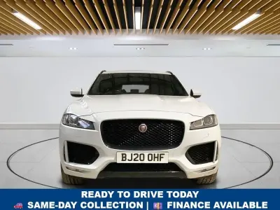 Usado Jaguar F-Pace Chequered Flag 180 HP (132 kW) 2020 Branco SUV