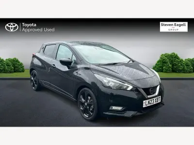 Begagnad Nissan Micra 2023 Svart Halvkombi