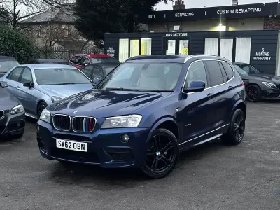 Used BMW X3 M Sport 184 HP (135 kW) 2012 Blue SUV
