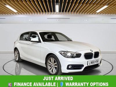 Used BMW 118 Sport Line 136 HP (100 kW) 2018 White Hatchback