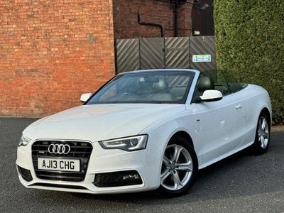 Used Audi A5 Cabriolet S-Line 2013 White Cabriolet