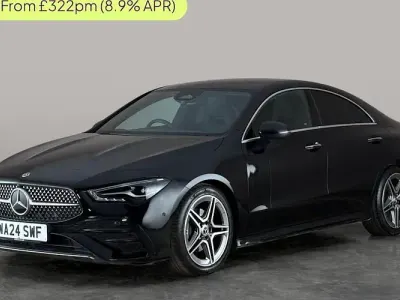 Used Mercedes CLA180 AMG line 136 HP (100 kW) 2024 Black Coupe