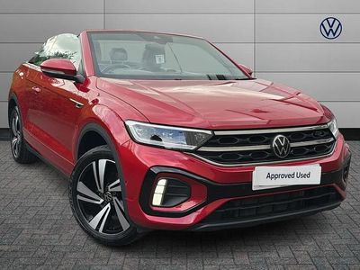 Used VW T-Roc Cabriolet R-line 147 HP (108 kW) 2022 Red Cabriolet
