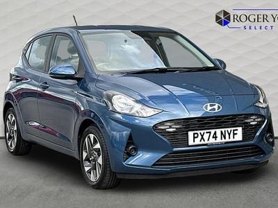 Used Hyundai i10 Advanced 2024 Blue Hatchback