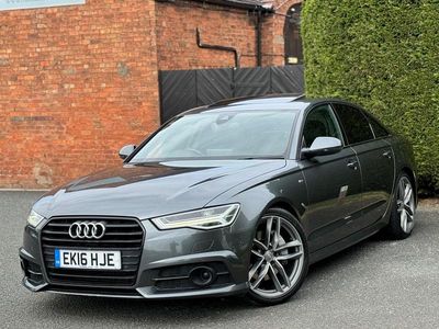 Begagnad Audi A6 Black Edition 218 HK (160 kW) 2016 Grå Sedan