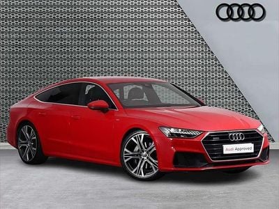 Used Audi A7 S-Line 281 HP (206 kW) 2019 Red Sedan