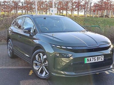 Used Skoda Enyaq iV SportLine 210 kW (286 HP) 2025 Olive green metallic SUV