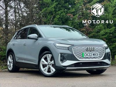 Grey Used 2022 Audi Q4 e-tron S-Line SUV | £19,990 (Fair price)