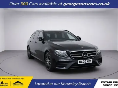 Used Mercedes E220 AMG line 2020 Black Estate