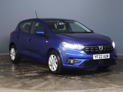 Used Dacia Sandero Comfort 100 HP (73 kW) 2022 Blue Hatchback