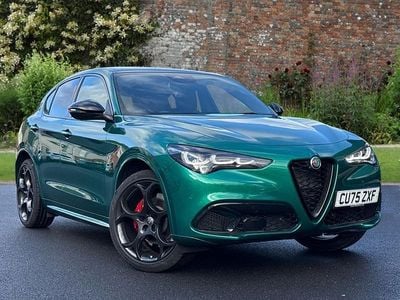Montreal green / black roof 329 New 2025 Alfa Romeo Stelvio SUV | £50,990 (Fair price)