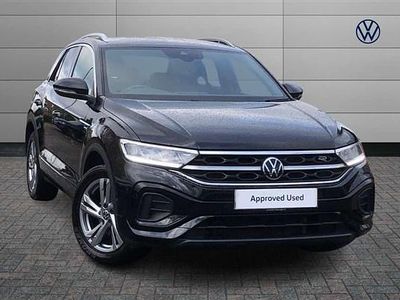 Black Used 2022 VW T-Roc R-line SUV | £21,777 (Fair price)