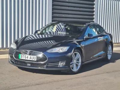 Usado Tesla Model S 278 kW (379 CV) 2014 Azul Utilitario