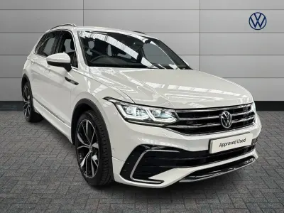 Used VW Tiguan R-line 150 HP (110 kW) 2021 White SUV