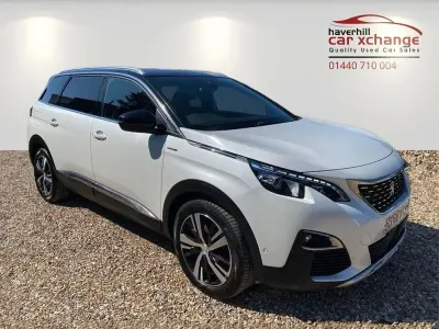 Used Peugeot 5008 GT-line 130 HP (95 kW) 2018 White SUV