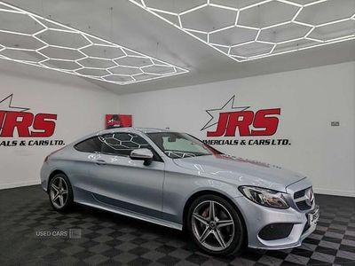 Silver Used 2017 Mercedes C220 AMG line Coupe | £13,999 (Fair price)