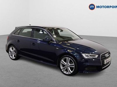 Used Audi A3 S-Line 2019 Blue Sedan