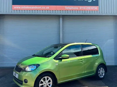 Used Skoda Citigo SE L 75 HP (55 kW) 2015 Green Hatchback