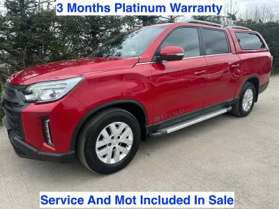 Used SsangYong Musso 181 HP (133 kW) 2022 Red Pickup