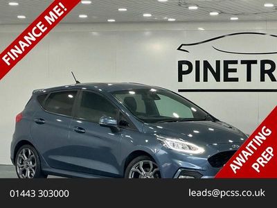 Usado Ford Fiesta ST-Line 125 HP (91 kW) 2019 Azul Citadino
