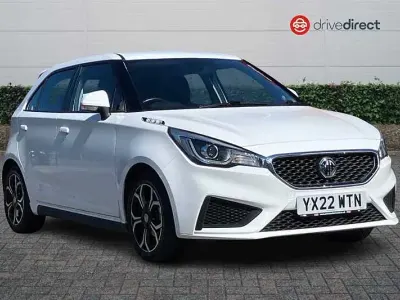 Used MG MG3 Excite 106 HP (77 kW) 2022 White Hatchback