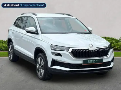 Używany Skoda Karoq SE Drive 110 KM (80 kW) 2022 Biały SUV