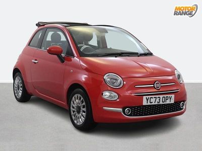 Used Fiat 500 2023 Orange Cabriolet