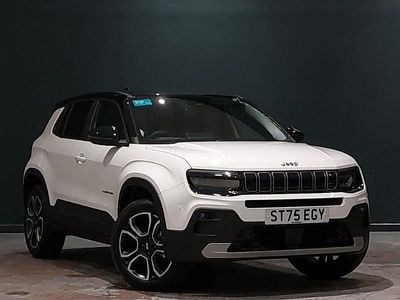 White/black New 2025 Jeep Avenger Summit SUV | £22,498 (Fair price)