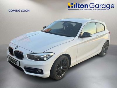 Used BMW 118 Sport Line 2016 White Hatchback