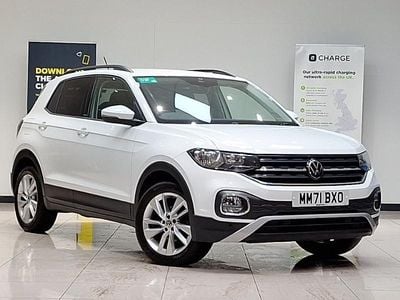 Used VW T-Cross Active 110 HP (80 kW) 2022 White SUV