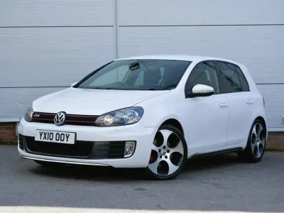 Used VW Golf VI GTI 210 HP (154 kW) 2010 Candy white Hatchback