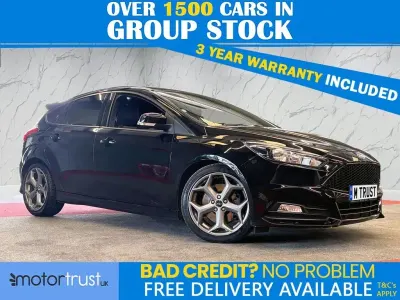 Used Ford Focus ST 185 HP (136 kW) 2017 Black Hatchback