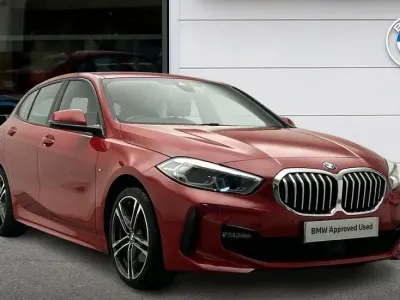 Used BMW 118 M Sport 134 HP (98 kW) 2021 Red Hatchback