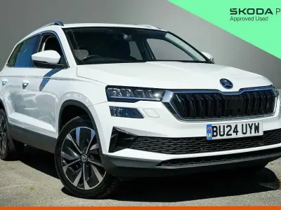 Używany Skoda Karoq SE L 150 KM (110 kW) 2024 Biały SUV
