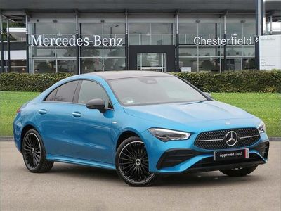 Used Mercedes CLA250e AMG Line Premium Plus 218 HP (160 kW) 2025 Blue Sedan