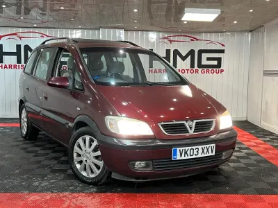 Used Vauxhall Zafira Elegance 2003 Red MPV