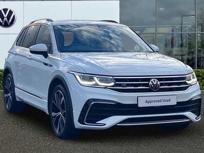 White Used 2023 VW Tiguan R-line SUV | £28,330 (Fair price)