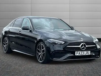 Used Mercedes C200 AMG Line Premium Plus 204 HP (150 kW) 2023 Black Sedan