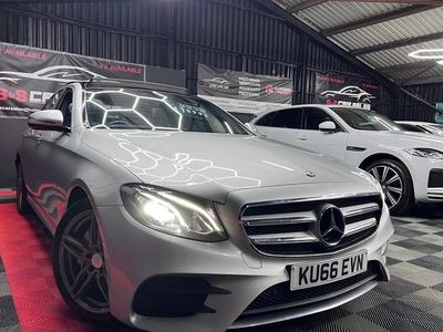 Silver Used 2016 Mercedes E220 AMG Line Premium Sedan | £10,995 (Fair price)