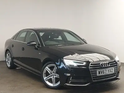 Used Audi A4 S-Line 150 HP (110 kW) 2017 Black Sedan